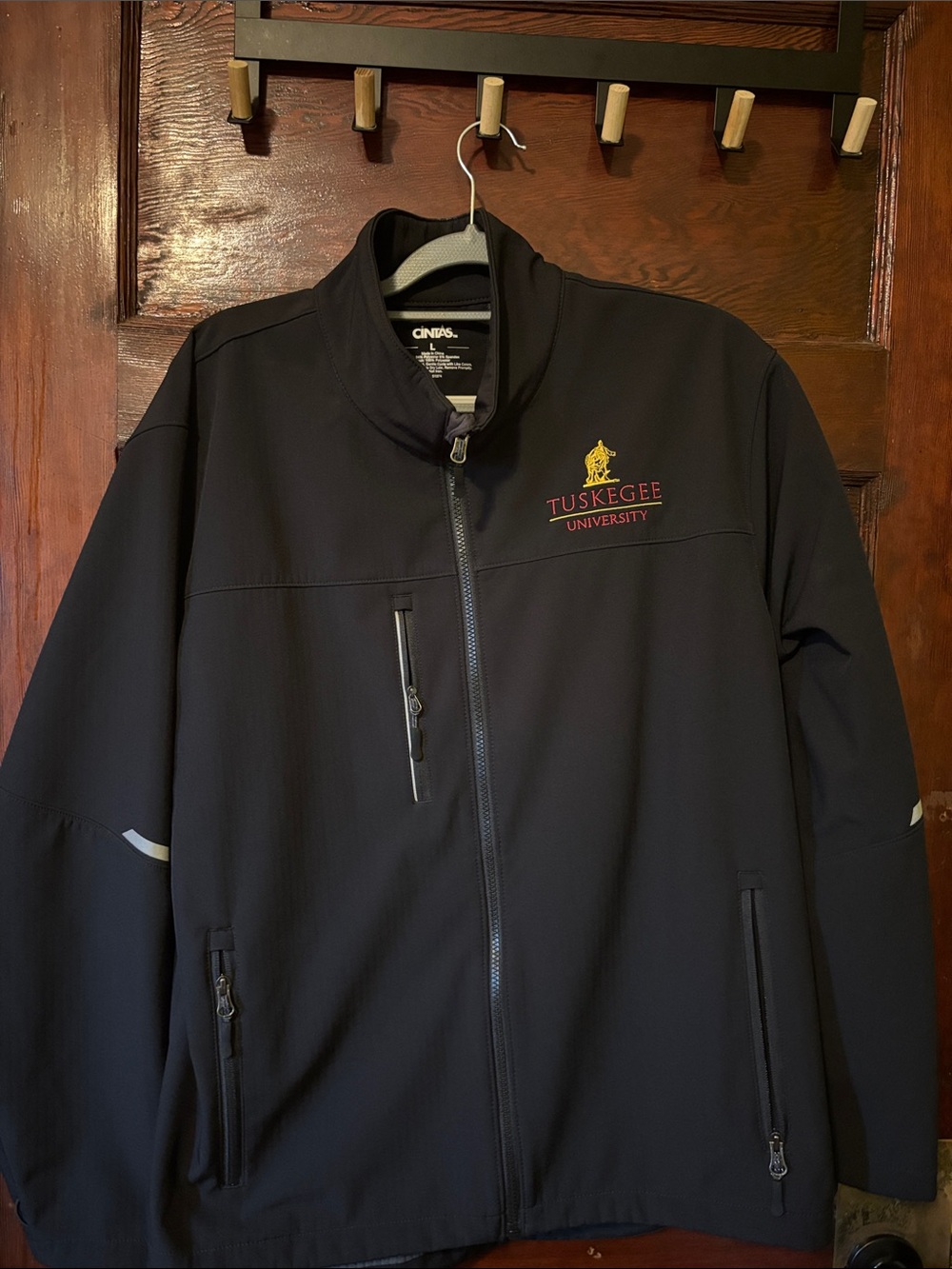 Cinch Men's Black Jacket with Tuskegee University Logo
